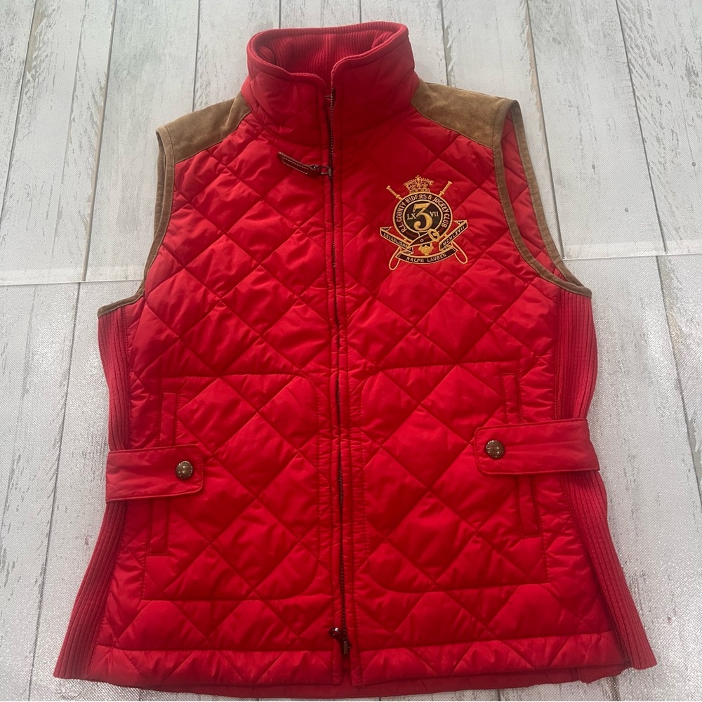 Ralph Lauren Women’s Sport Quilted Vest Sz M